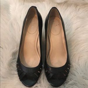 Calvin Klein Black Wedges